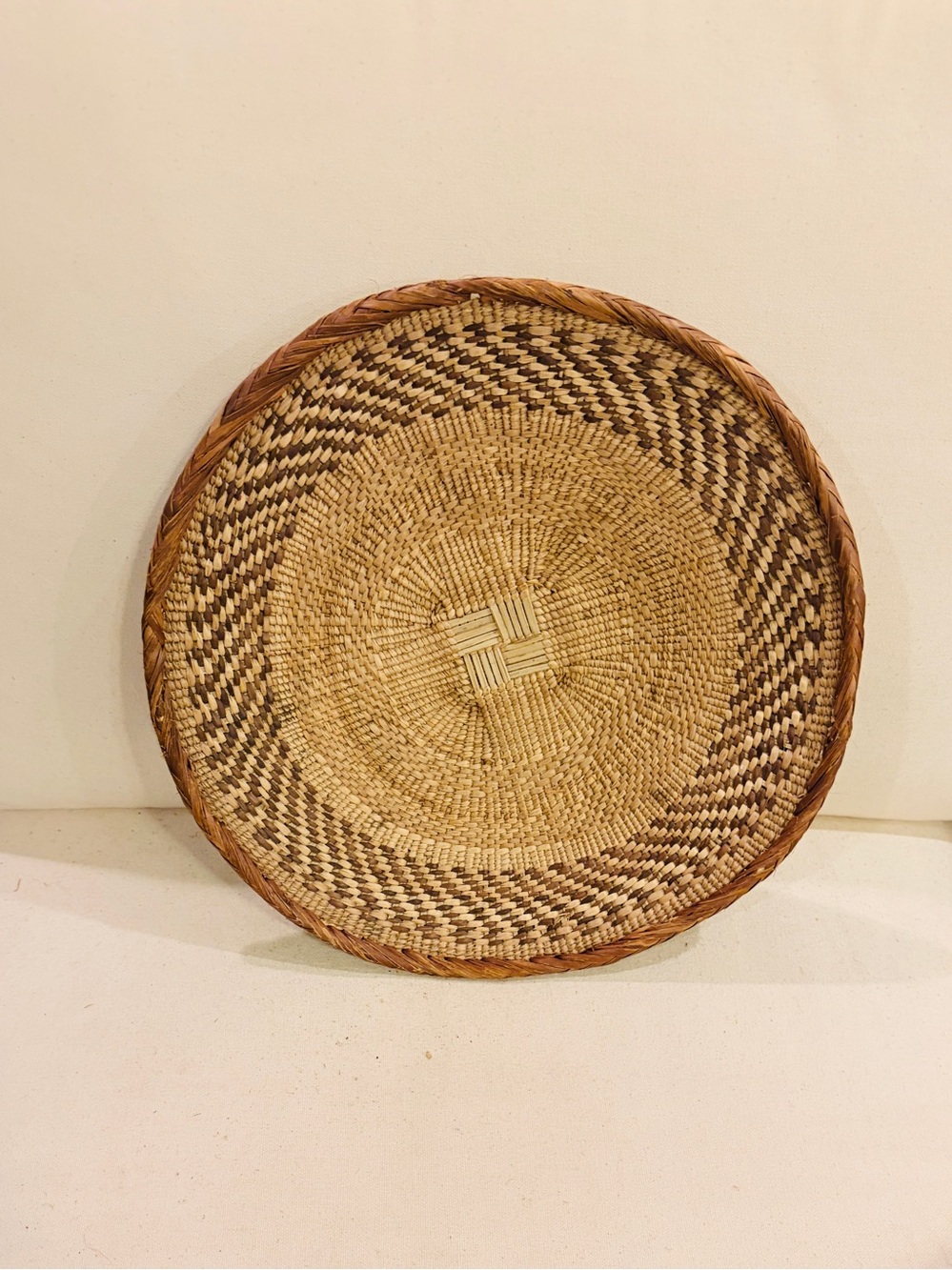 One of a Kind! NEW Woven Basket. Made by Binga people of Zambia Zimbabwe Africa